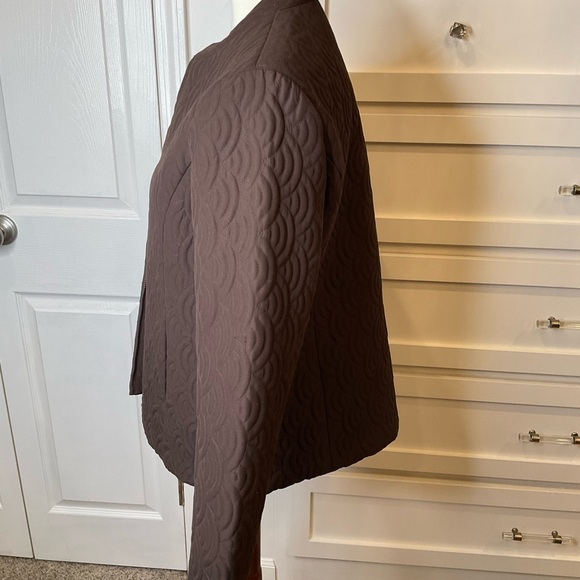 Laura Ashley chocolate brown quilted zip up jacket , Brand New with tags! - Picture 7 of 7